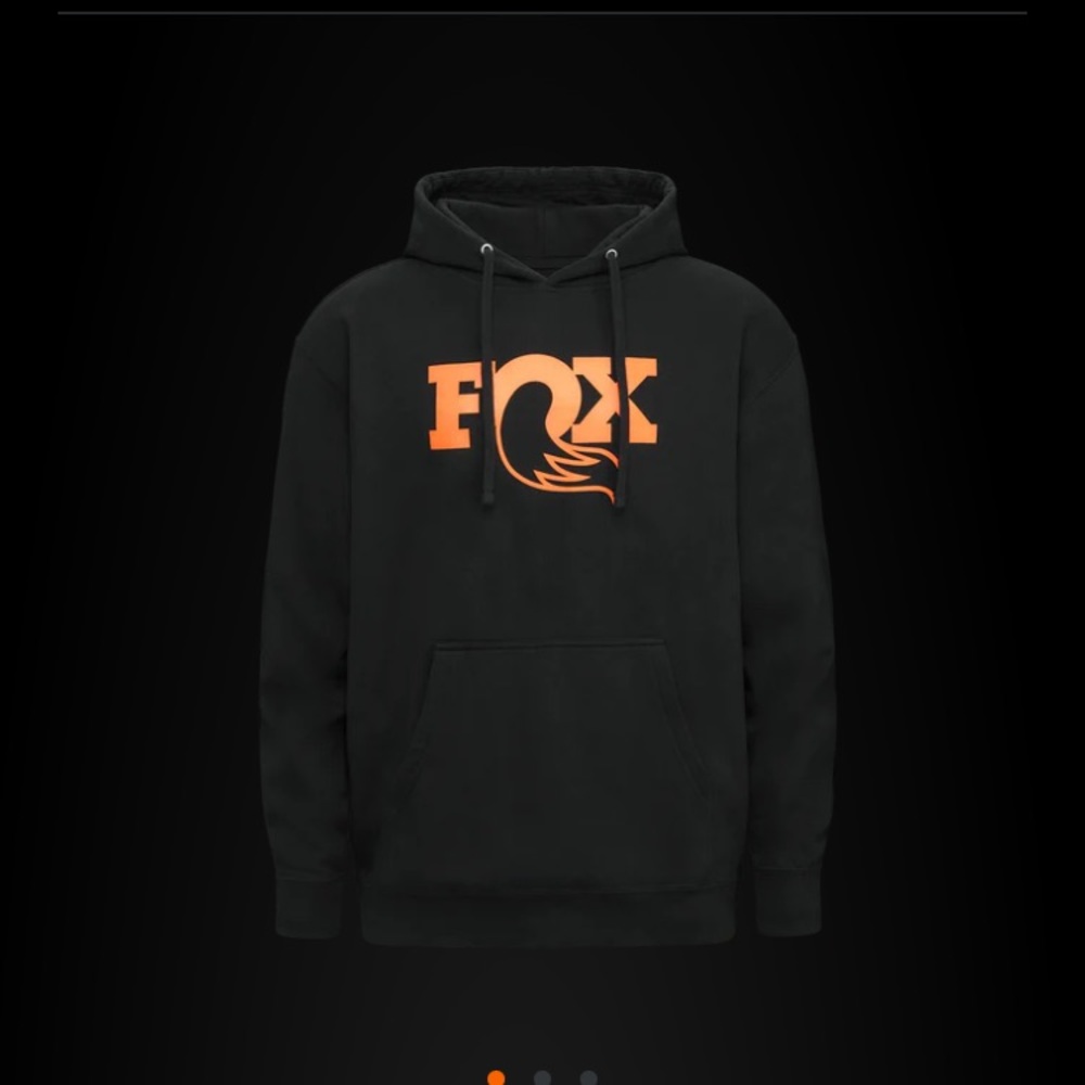 🎁Like New Fox Black/Red hooded sweatshirt- Medium